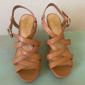 Gianni Bini Open Toe Wedges w/ ankle strap